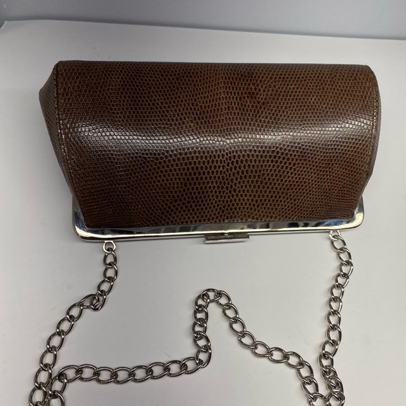 Vintage Coach Lizard Framed Clutch Made in 1999 Italy Very Rare Limited Edition - Picture 10 of 13
